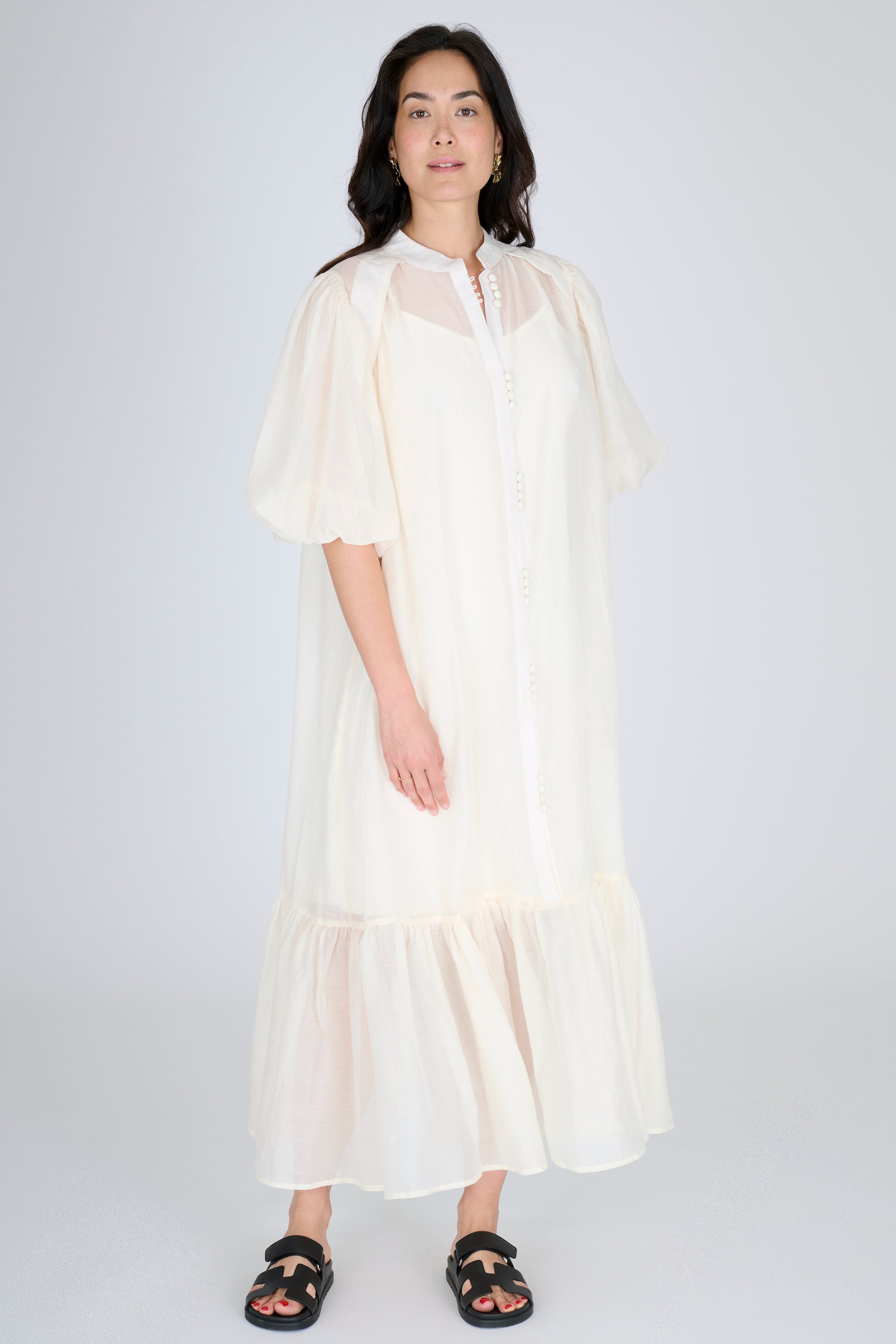 VESTIDO CREMA