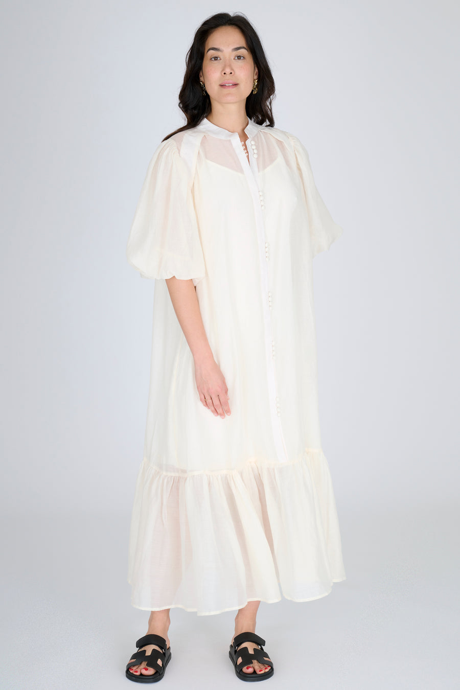 VESTIDO CREMA