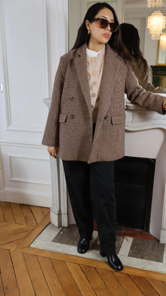 BLAZER PIED DE POULE