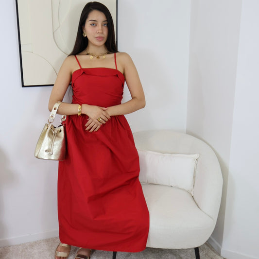 ROBE CARMEN ROUGE