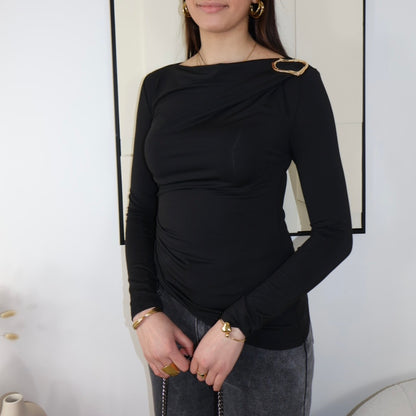 ANNA SCHWARZES TOP