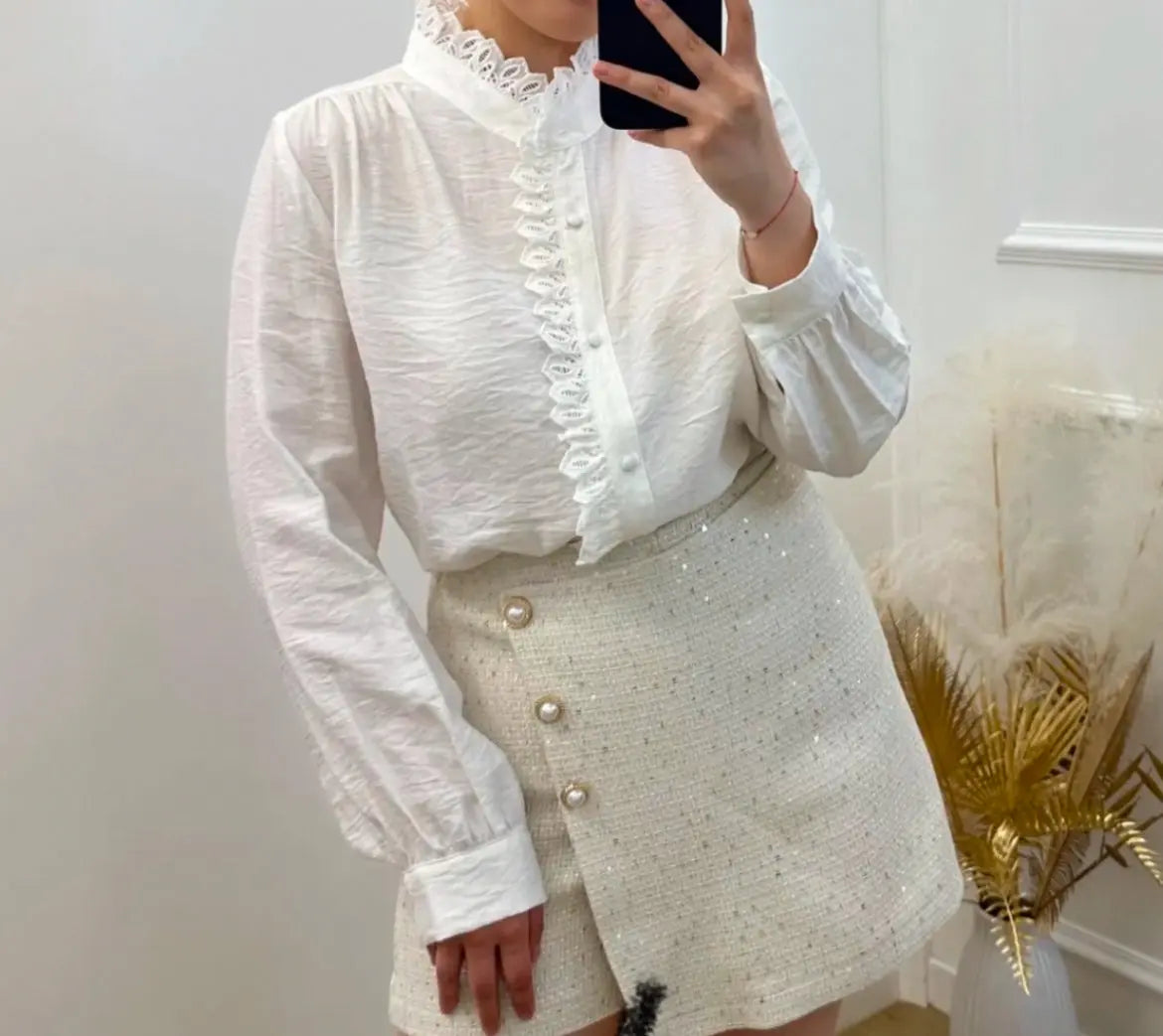 BLOUSE BLANCHE MANON Noza & Co