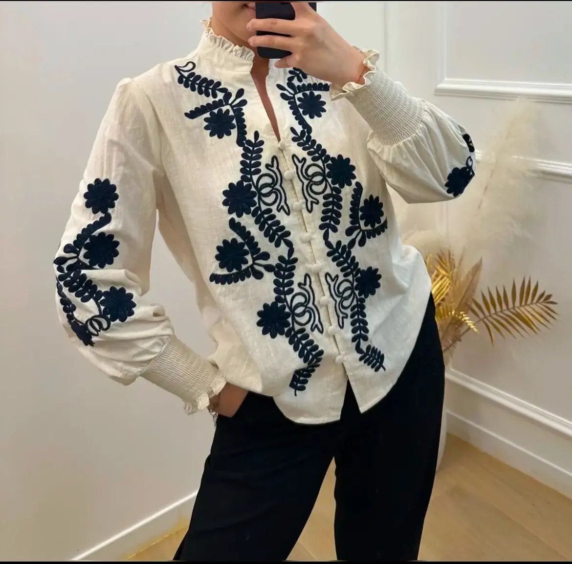 BLOUSE ÉCRU CÉLINE Noza & Co