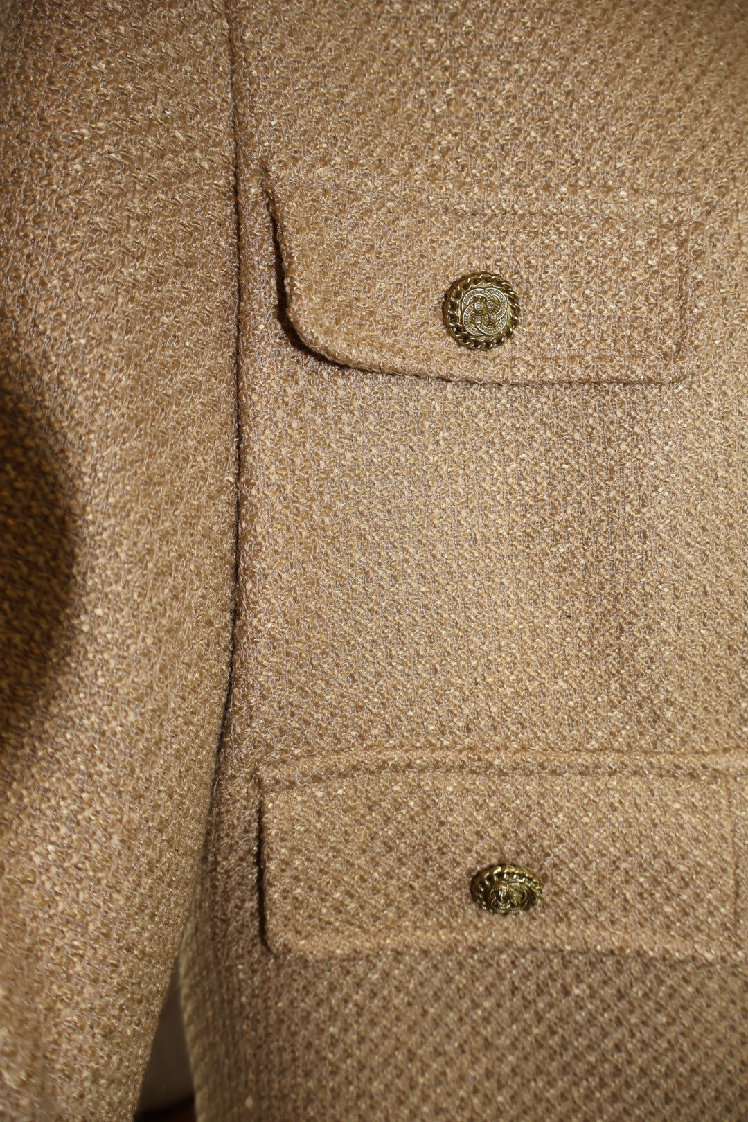 ROMY CAMEL TWEED-JACKE