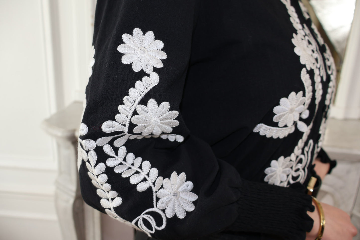 SCHWARZE CÉLINE-BLUSE