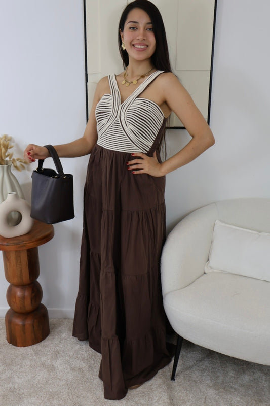 ROBE CLARA MARRON