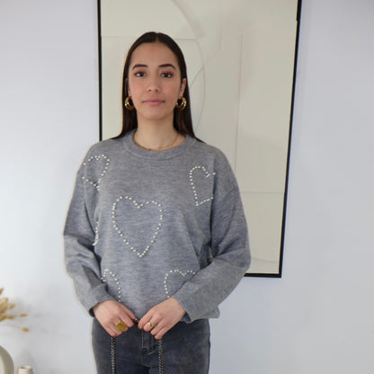 PULL GRIS LIYA