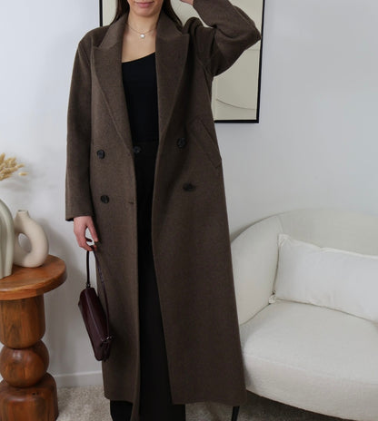 PREMIUM BROWN LONG COAT