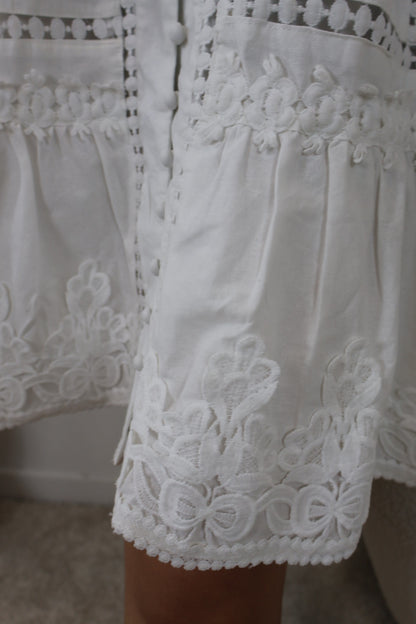 ROBE NINA COURTE BLANCHE