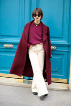MANTEAU LAINE BERGUNDY YARA PREMIUM