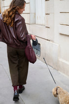 Veste Bombers Bergundy