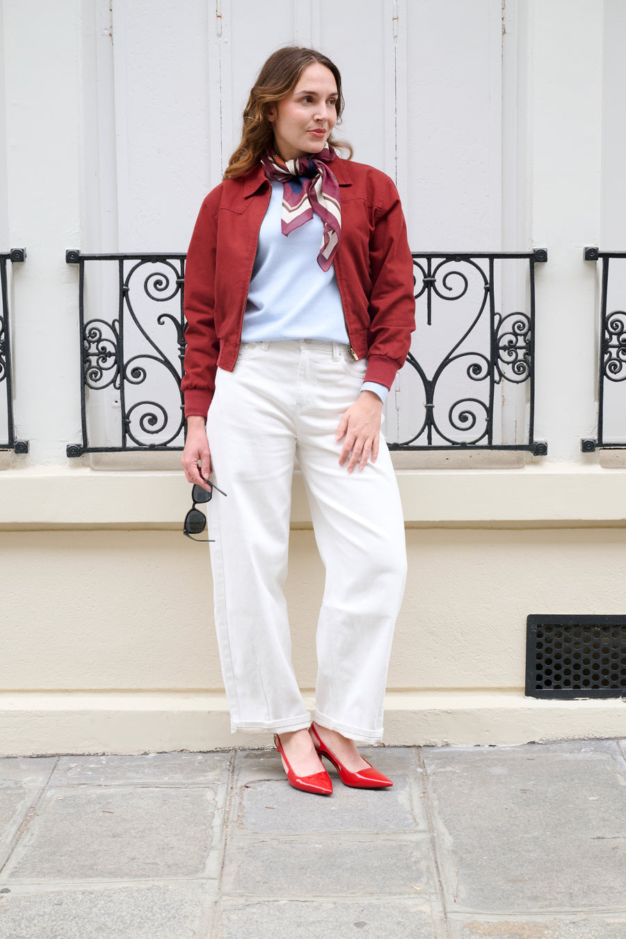 Bombers bordeaux coton