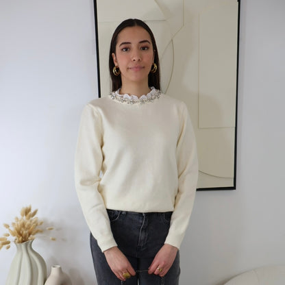 PULL ÉCRU RITA
