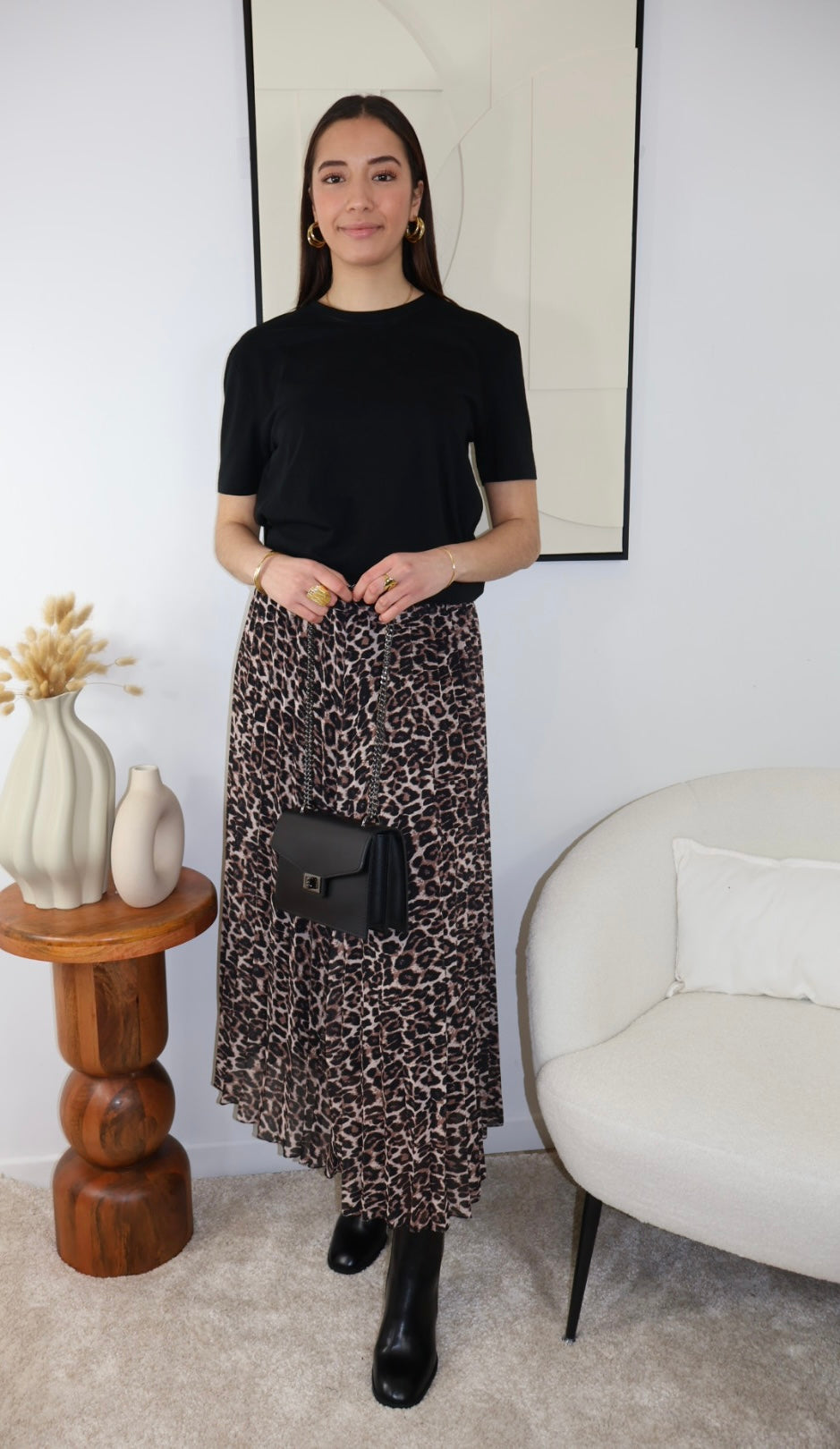 NADINE PLEATED SKIRT
