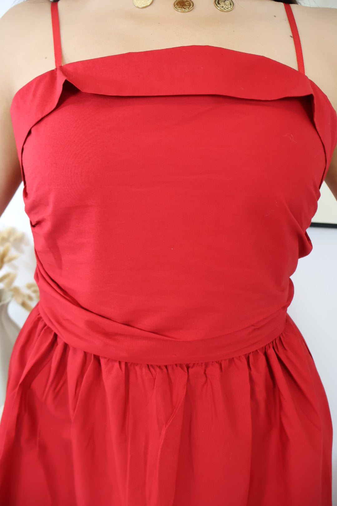 ROBE CARMEN ROUGE