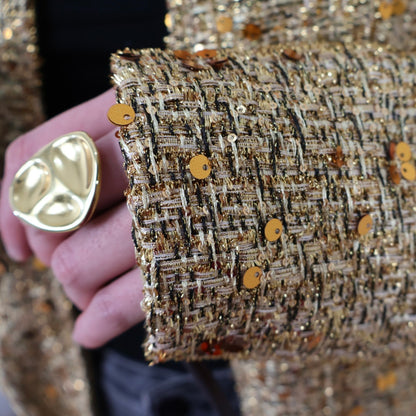 GOLD BOMBERS JACKET