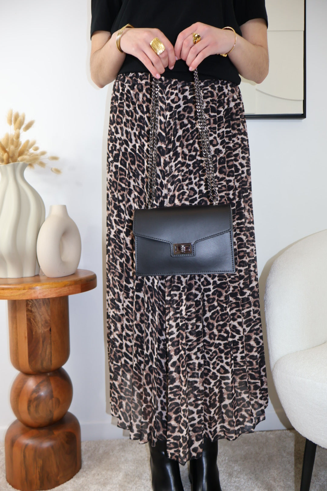 NADINE PLEATED SKIRT