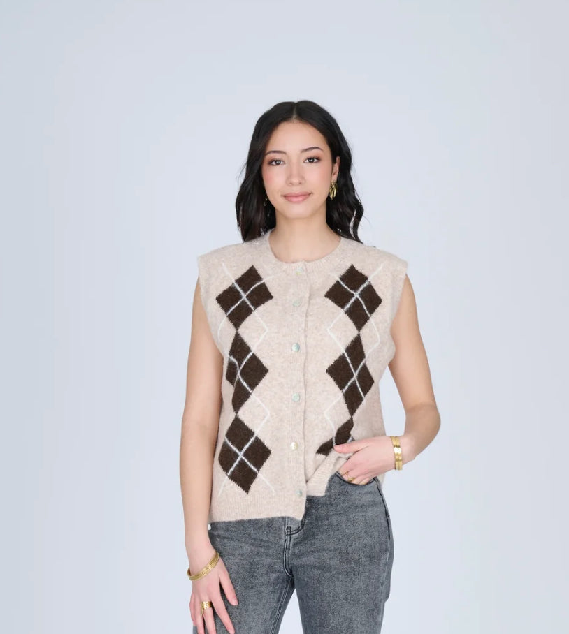 CHALECO JACQUARD