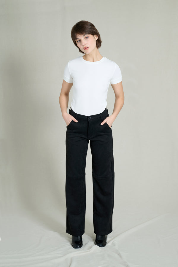 Pantalon suédine