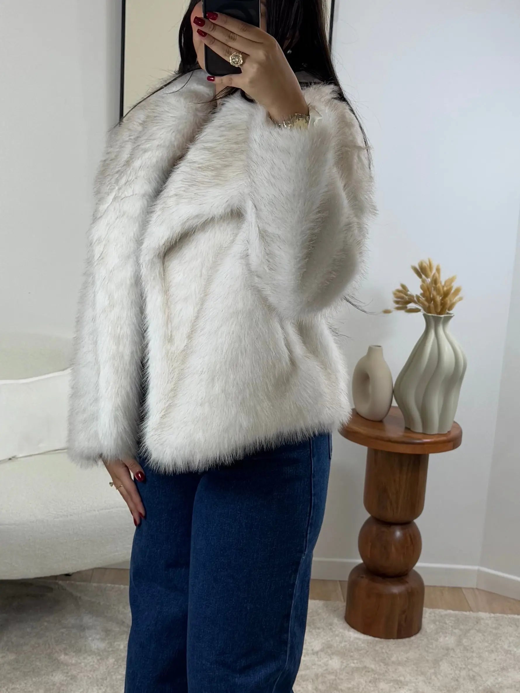 MANTEAU FAUSSE FOURRURE PREMIUM Noza & Co