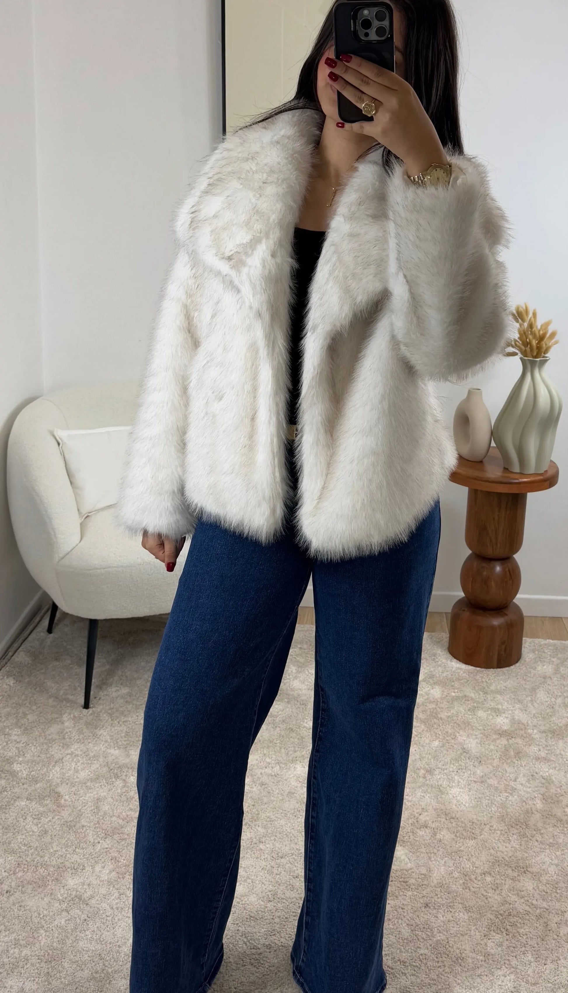 MANTEAU FAUSSE FOURRURE PREMIUM Noza & Co