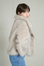 PREMIUM TAUPE FAUX FUR COAT