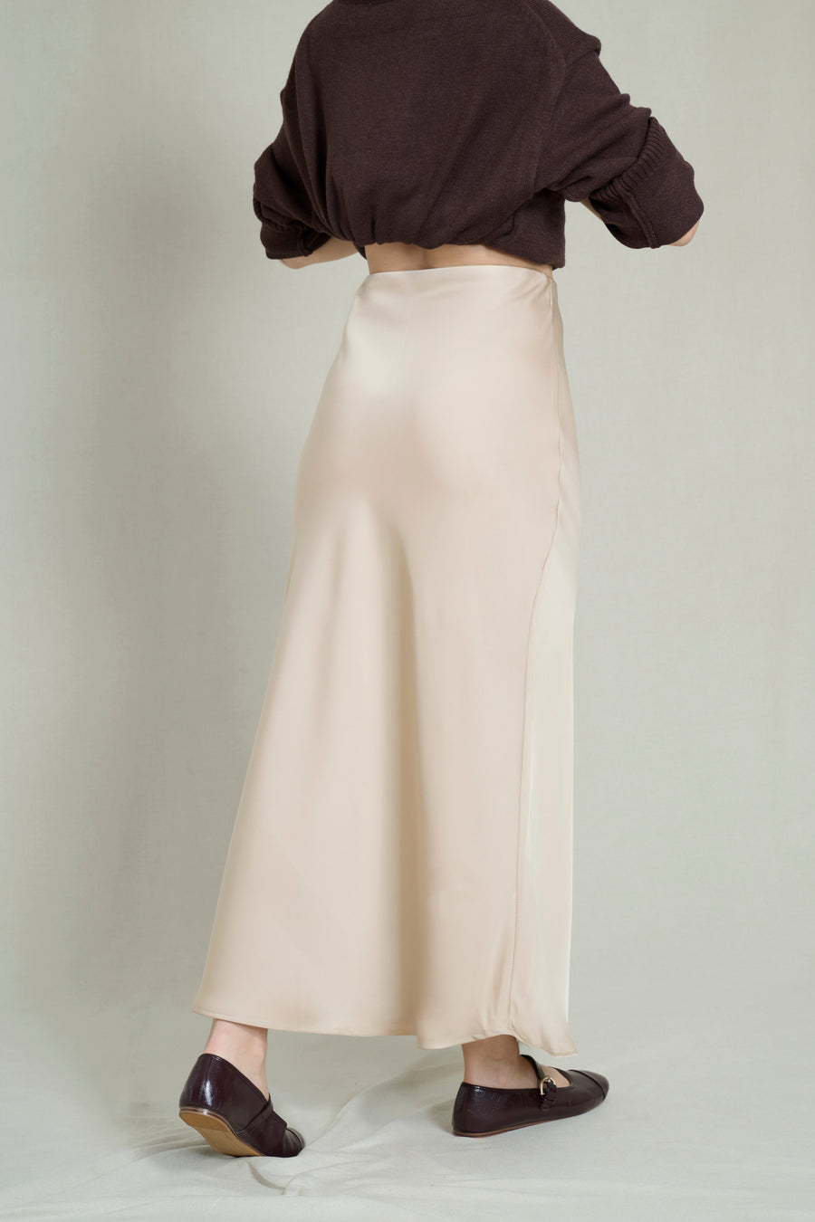 GABY BEIGE LONG SKIRT