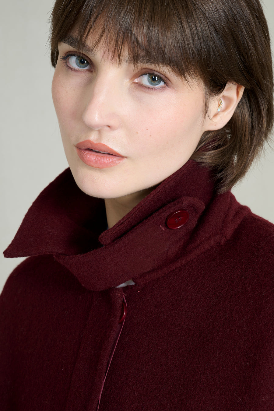 JADE PREMIUM PURE WOOL SHORT COAT