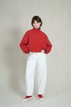 Blouson ultra léger oversize rouge vif