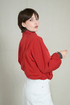 Blouson ultra léger oversize rouge vif