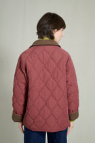 ISABELLA BORDEAUX QUILTED JACKET