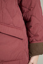 ISABELLA BORDEAUX QUILTED JACKET