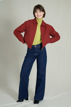 Bombers bordeaux coton