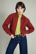 Bombers bordeaux coton