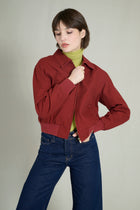 Bombers bordeaux coton