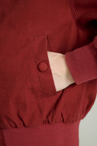 Bombers bordeaux coton