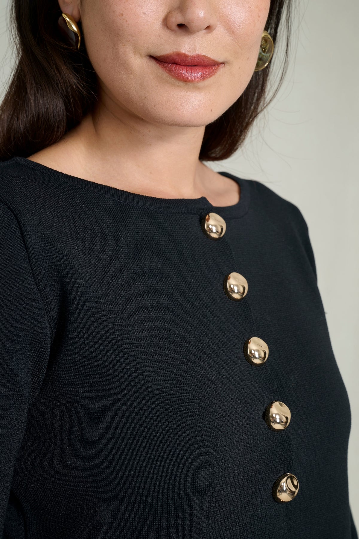 GILET EN MAILLE UNI