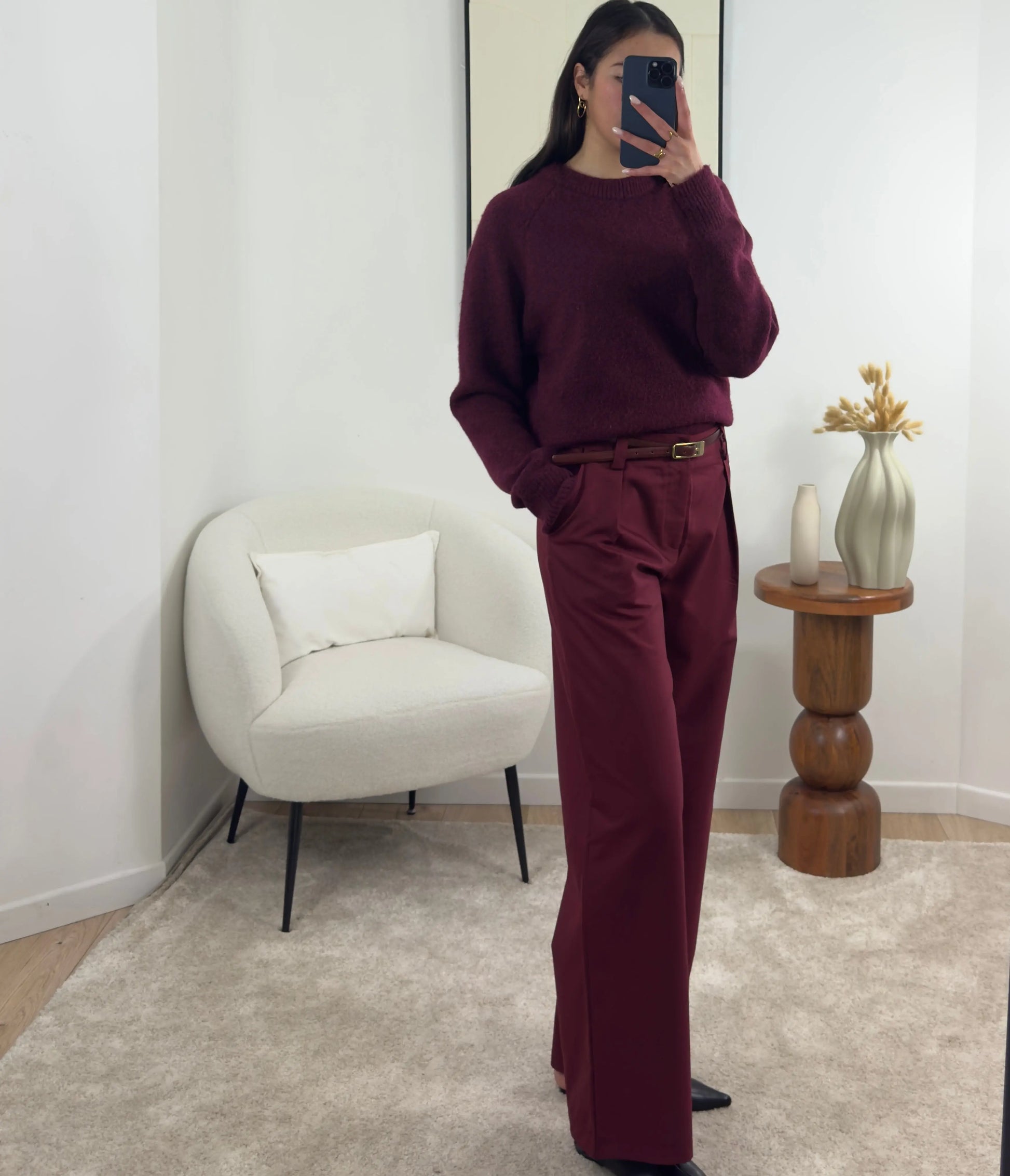 PANTALON BORDEAUX LILY Noza & Co