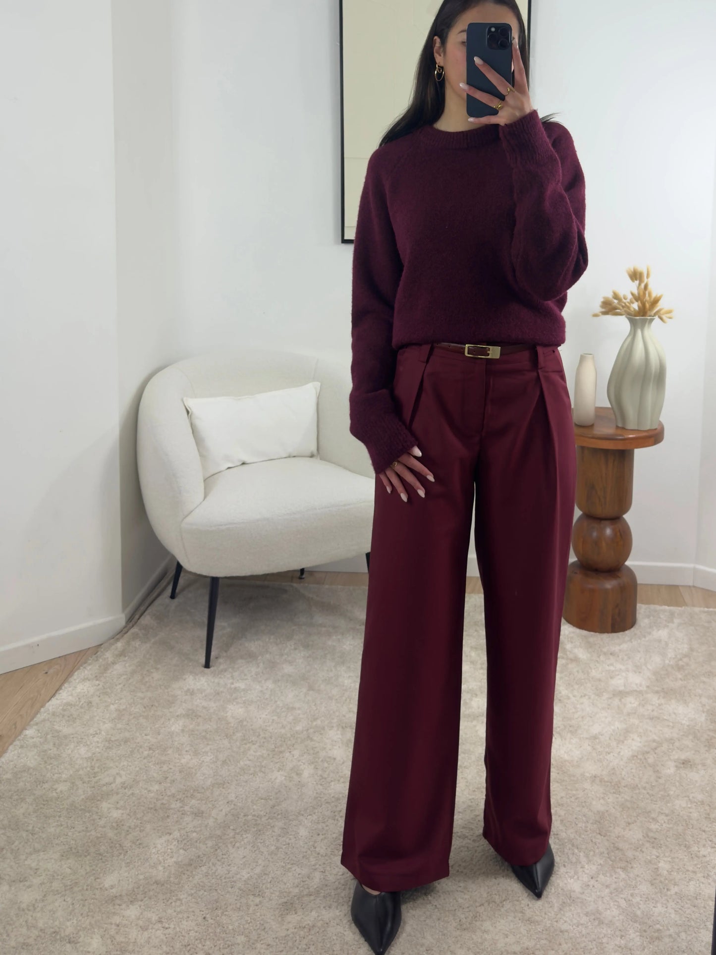 PANTALON BORDEAUX LILY Noza & Co