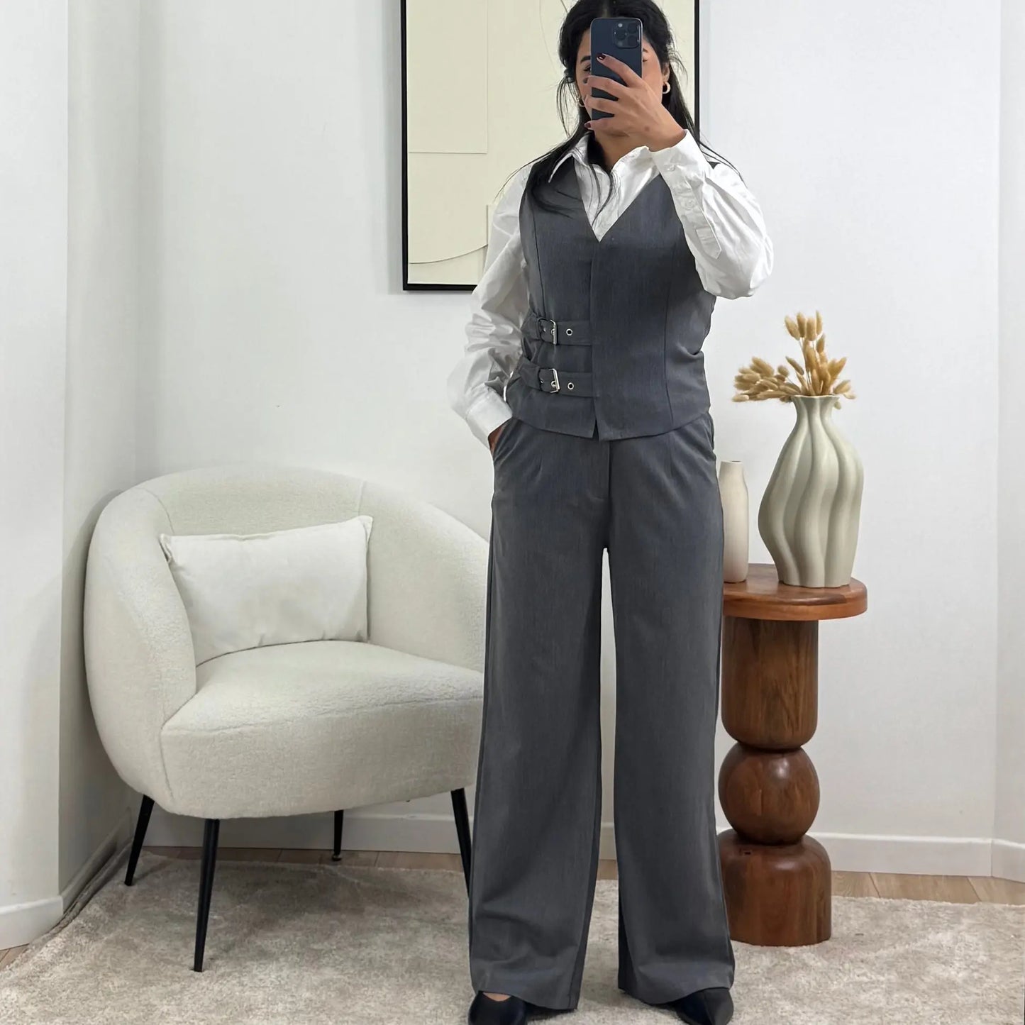 PANTALON GRIS IRIS Noza & Co