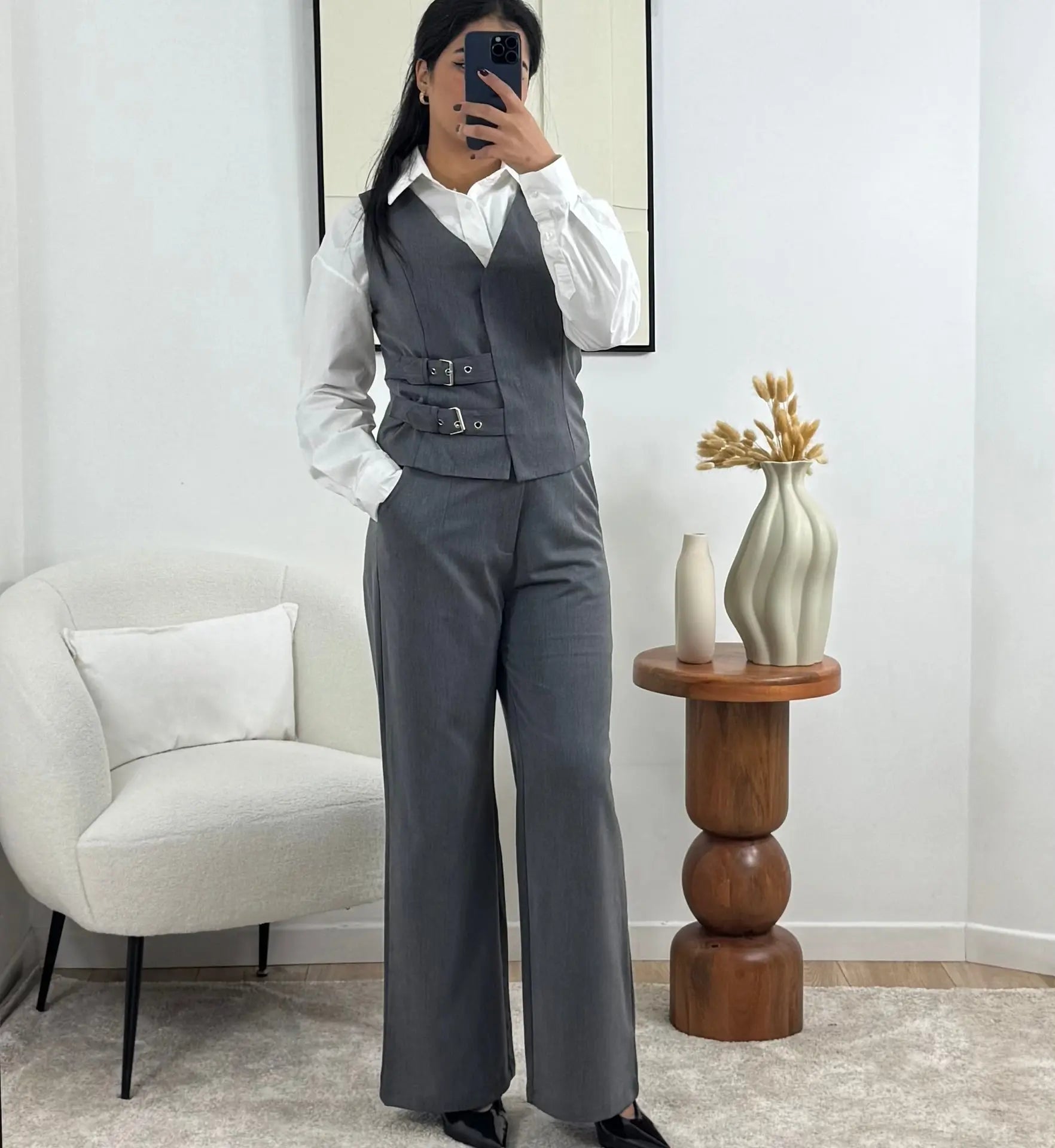 PANTALON GRIS IRIS Noza & Co