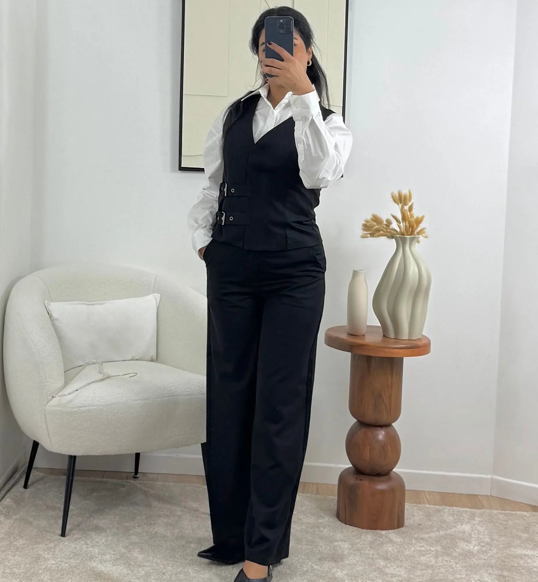 PANTALON NOIR IRIS Noza & Co