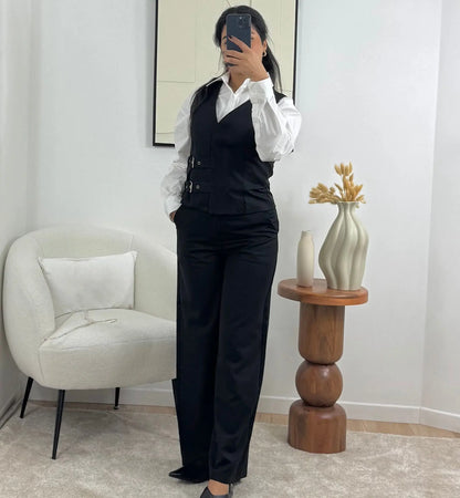 PANTALON NOIR IRIS Noza & Co