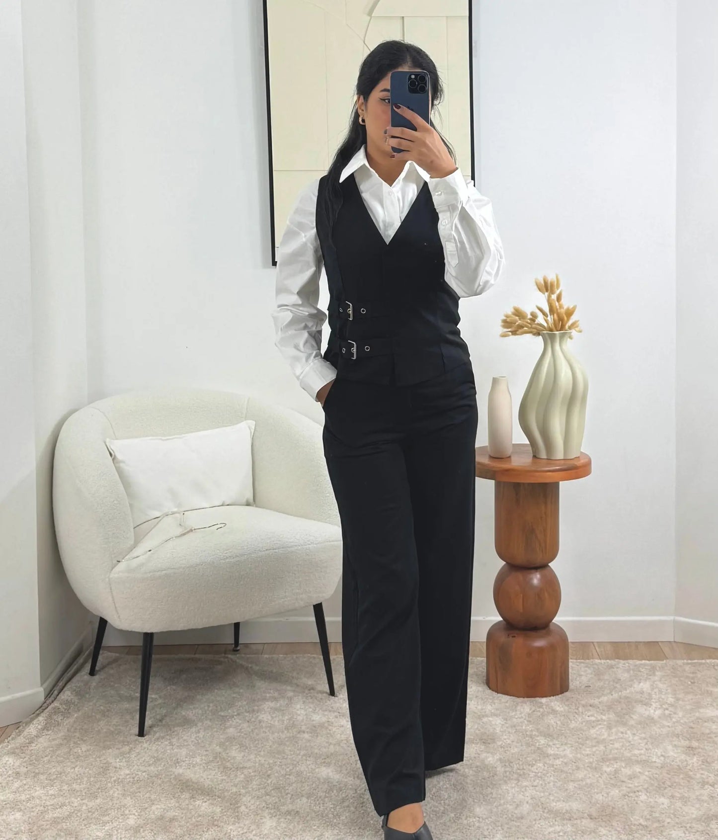 PANTALON NOIR IRIS Noza & Co