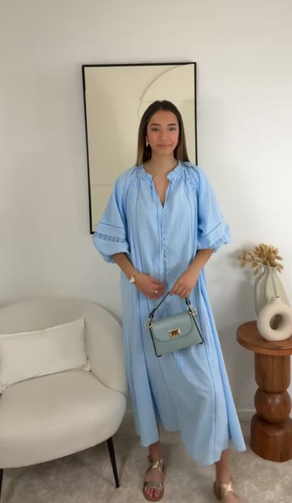 ROBE MAEVA BLEU