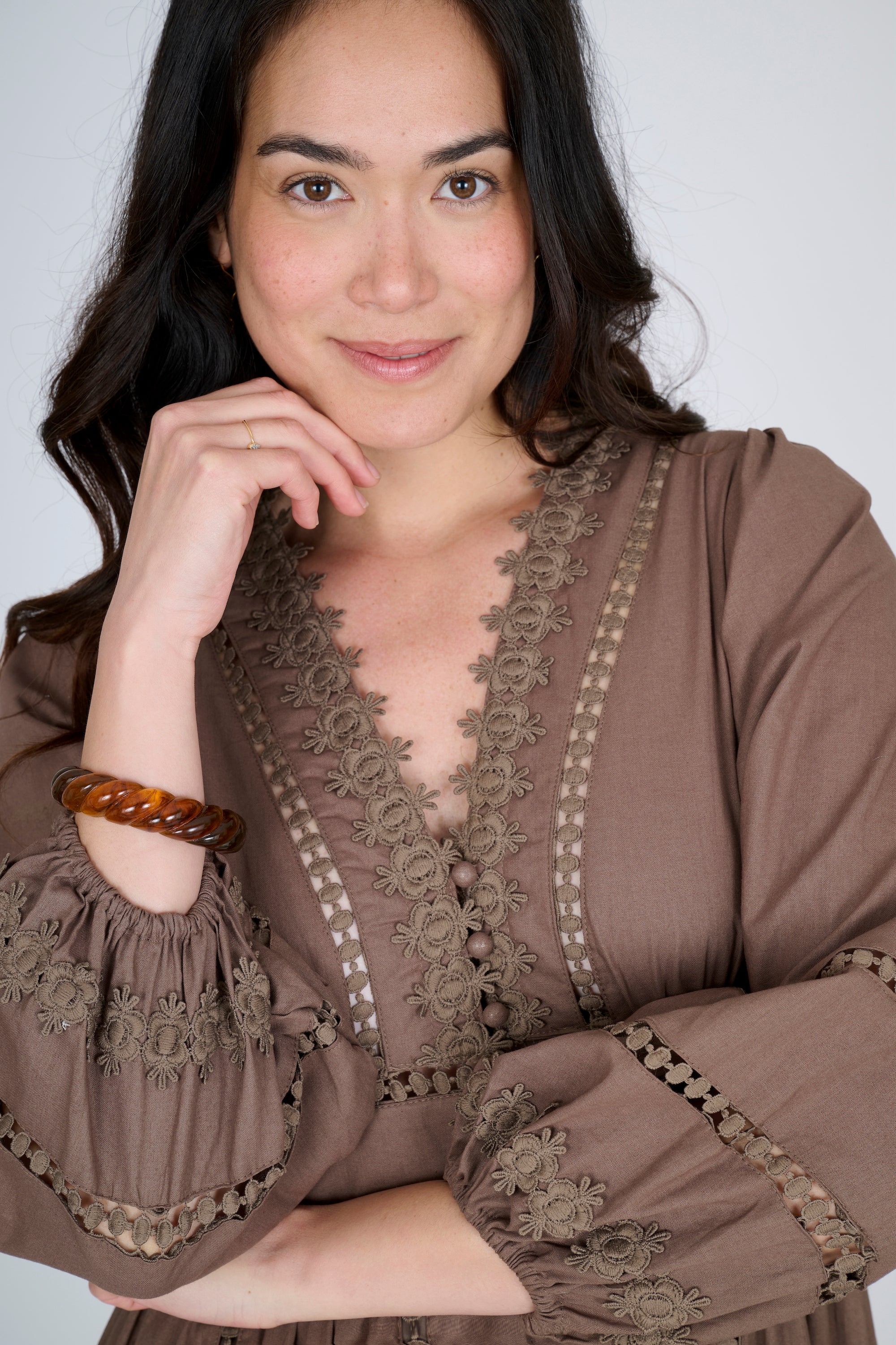 Robe Nina - Chocolat